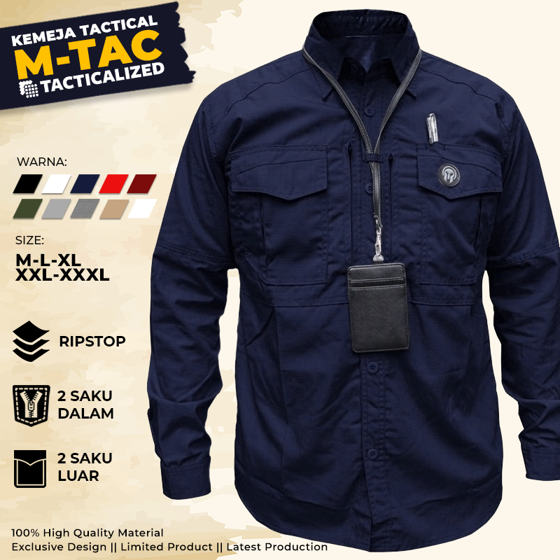 Kemeja Tactical M-TAC Panjang